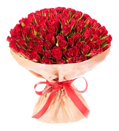 send classical 100 red roses in bouquet to cebu